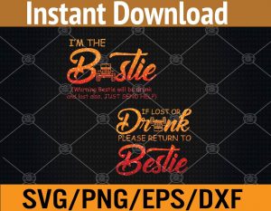 If lost or drink please return to bestie svg, dxf,eps,png, Digital Download