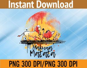 Hakuna Matata png, Digital Download