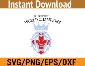 2019 cricket world champions svg, dxf,eps,png, Digital Download
