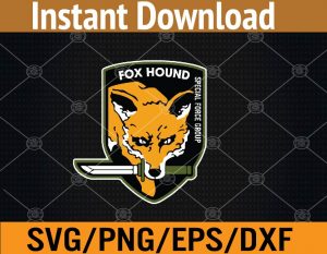 Fox hound svg, dxf,eps,png, Digital Download