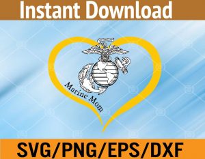 Marine mom svg, dxf,eps,png, Digital Download