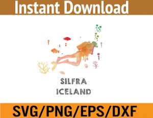 Silfra Iceland svg, dxf,eps,png, Digital Download