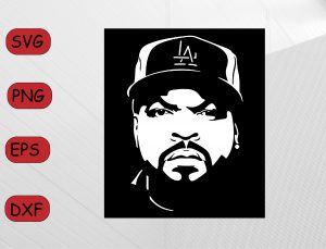 Rapper SVG Cutting Files #2, West Coast Digital Clip Art, Rapper Portrait SVG, Files for Cricut,Hip Hop, Rap, Cricut.