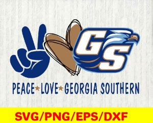 Peace love college teams sports logos #11