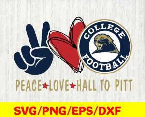 Peace love college teams sports logos #14