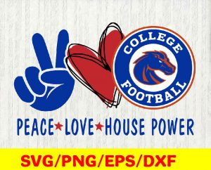 Peace love college teams sports logos #15
