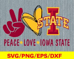 Peace love college teams sports logos #16