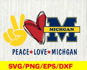 Peace love college teams sports logos #22