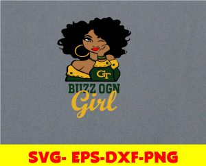 Afro girl college teams sports logos #7