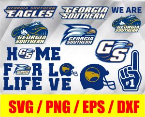 Georgia Southern Eagles bundle logo, svg, png, eps, dxf, NCAA logo