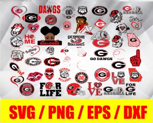 Bulldogs Svg, Georgia Logo, bundle logo, svg, png, eps, dxf, NCAA logo