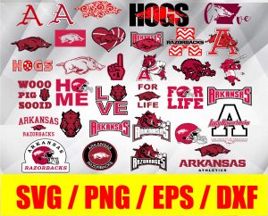 Arkansas Razorbacks, Arkansas Razorbacks svg, bundle logo, svg, png, eps, dxf, NCAA logo