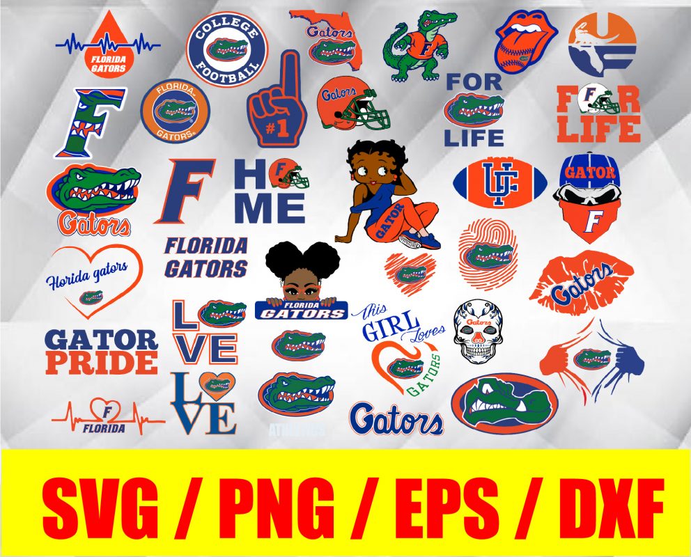 Florida Gators Florida Gators Svg Bundle Logo Svg Png Eps Dxf Ncaa Logo Hungrypngcom 