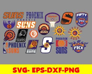 Phoenix Suns logo, bundle logo, svg, png, eps, dxf
