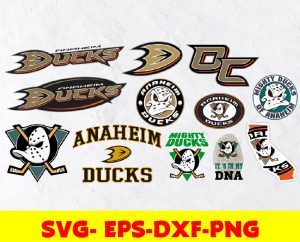 Anaheim Ducks logo, bundle logo, svg, png, eps, dxf, Hockey Svg