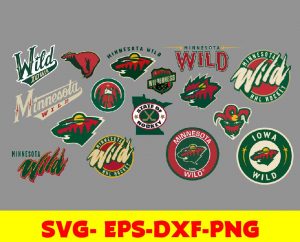Minnesota Wild logo, bundle logo, svg, png, eps, dxf, Hockey Svg