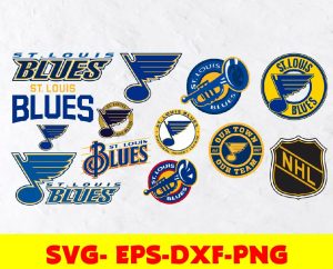 St.Louis Blues logo, bundle logo, svg, png, eps, dxf, Hockey Svg