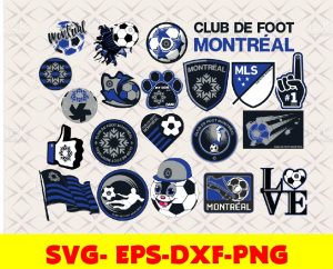CF Montréal  logo, bundle logo, svg, png, eps, dxf