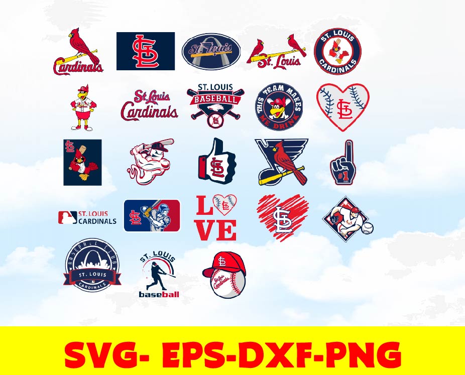 Louis Cardinals logo, bundle logo, svg, png, eps, dxf 2 – HUNGRYPNG.COM