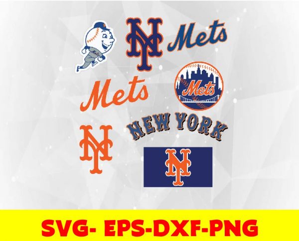 New York Mets logo, bundle logo, svg, png, eps, dxf – HUNGRYPNG.COM