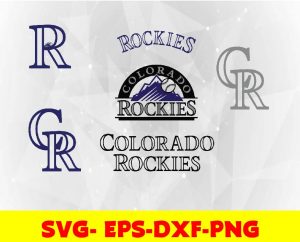 Colorado Rockies logo, bundle logo, svg, png, eps, dxf
