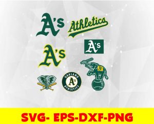 Oakland Athletics logo, bundle logo, svg, png, eps, dxf