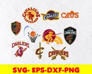 Cleveland Cavaliers logo, bundle logo, svg, png, eps, dxf