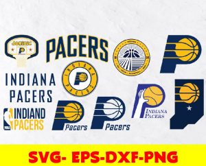 Indiana Pacers logo, bundle logo, svg, png, eps, dxf