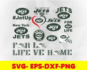 New York Jets logo, bundle logo, svg, png, eps, dxf