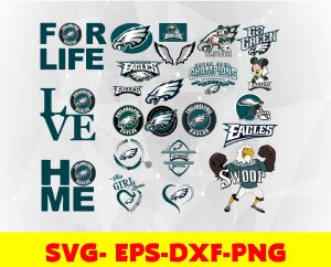 Philadelphia Eagles logo, bundle logo, svg, png, eps, dxf