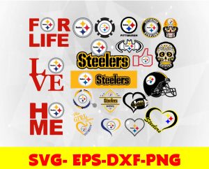 Pittsburgh Steelers2 logo, bundle logo, svg, png, eps, dxf