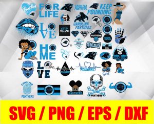 Carolina Panthers logo, bundle logo, svg, png, eps, dxf 2