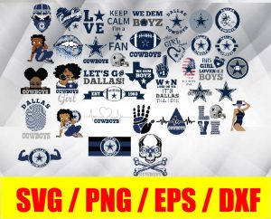 Dallas Cowboys logo, bundle logo, svg, png, eps, dxf 2