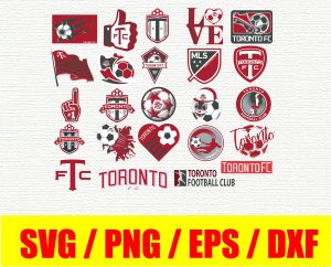 Toronto FC  logo, bundle logo, svg, png, eps, dxf