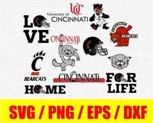 Cincinnati Bearcats svg, Cincinnati Bearcats logo, bundle logo, svg, png, eps, dxf, NCAA logo