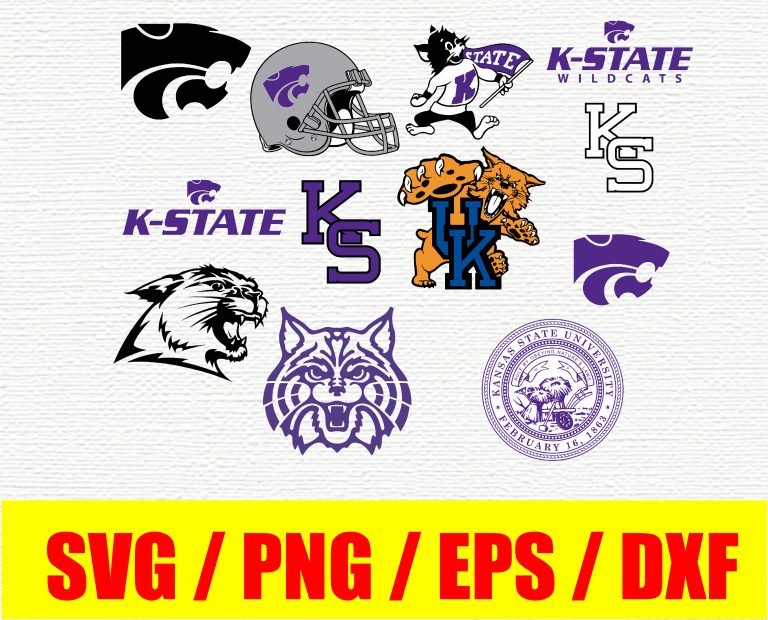 Kansas State Wildcats svg, Kansas State Wildcats logo, bundle logo, svg ...