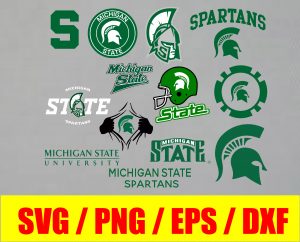 Michigan State Spartans svg, Michigan State Spartans logo, bundle logo, svg, png, eps, dxf, NCAA logo