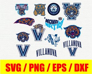 Villanova Wildcats svg, bundle logo, svg, png, eps, dxf, NCAA logo