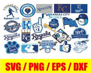 Kansas City Royals bundle logo, svg, png, eps, dxf 2