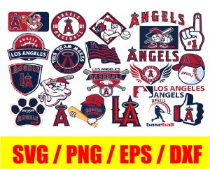 Los Angeles Angels bundle logo, svg, png, eps, dxf 2