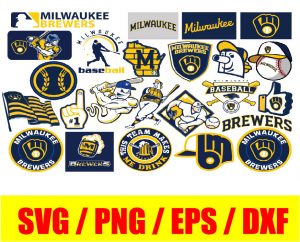 Milwaukee Brewers bundle logo, svg, png, eps, dxf 2
