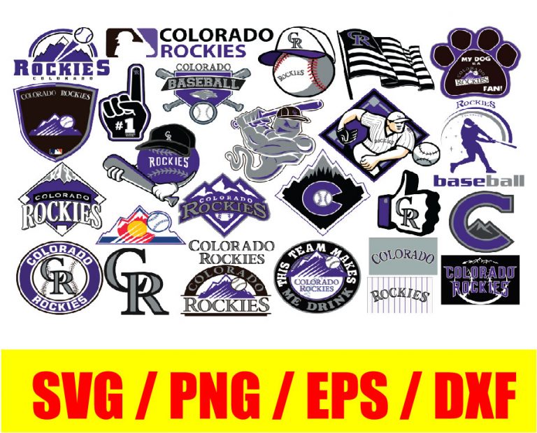 Colorado Rockies bundle logo, svg, png, eps, dxf 2 – HUNGRYPNG.COM