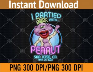 Peanut San Jose, CA (2022) PNG Digital Download