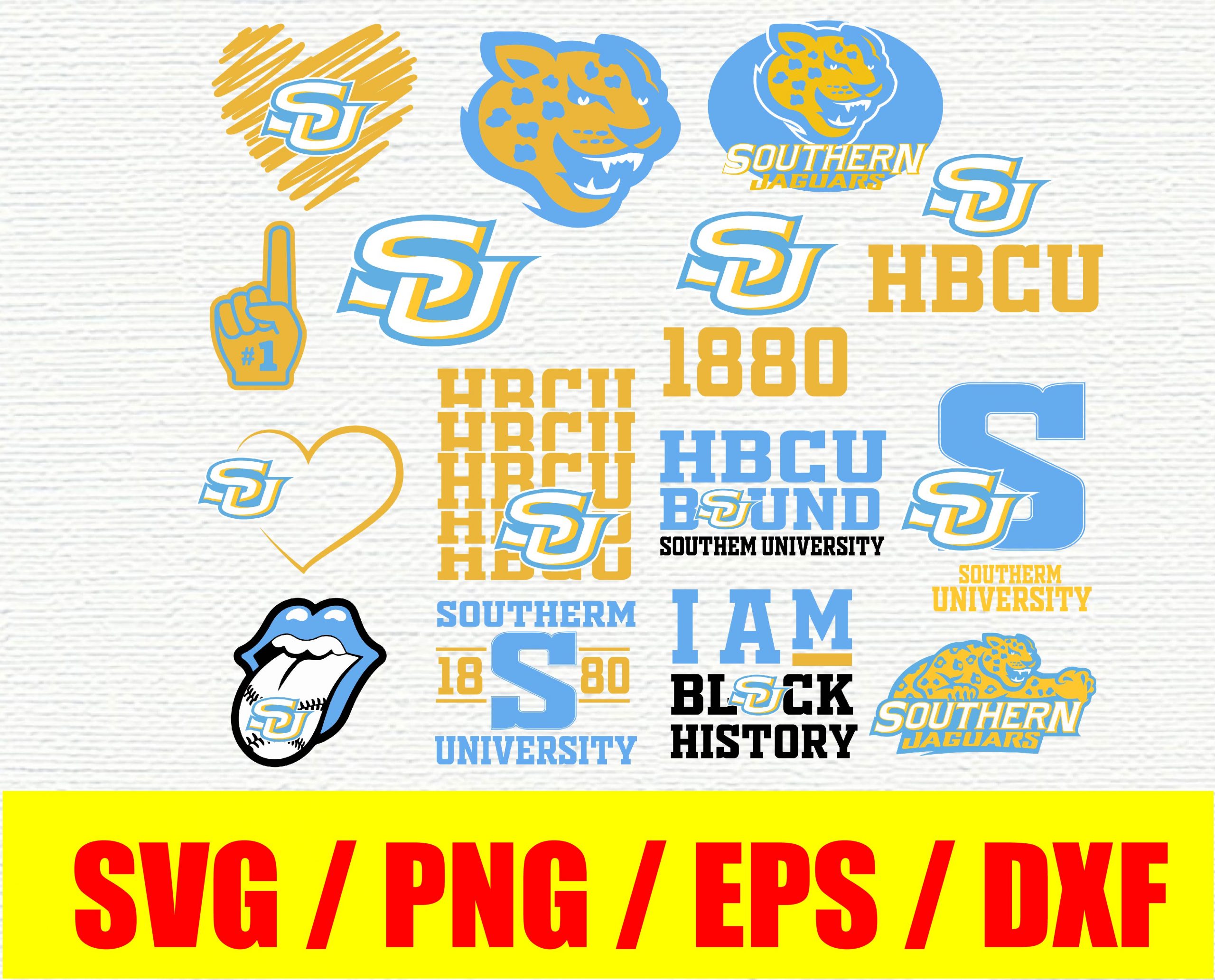 Southern University Artwork Collection, SVG, PNG, EPS, DXF – HUNGRYPNG.COM