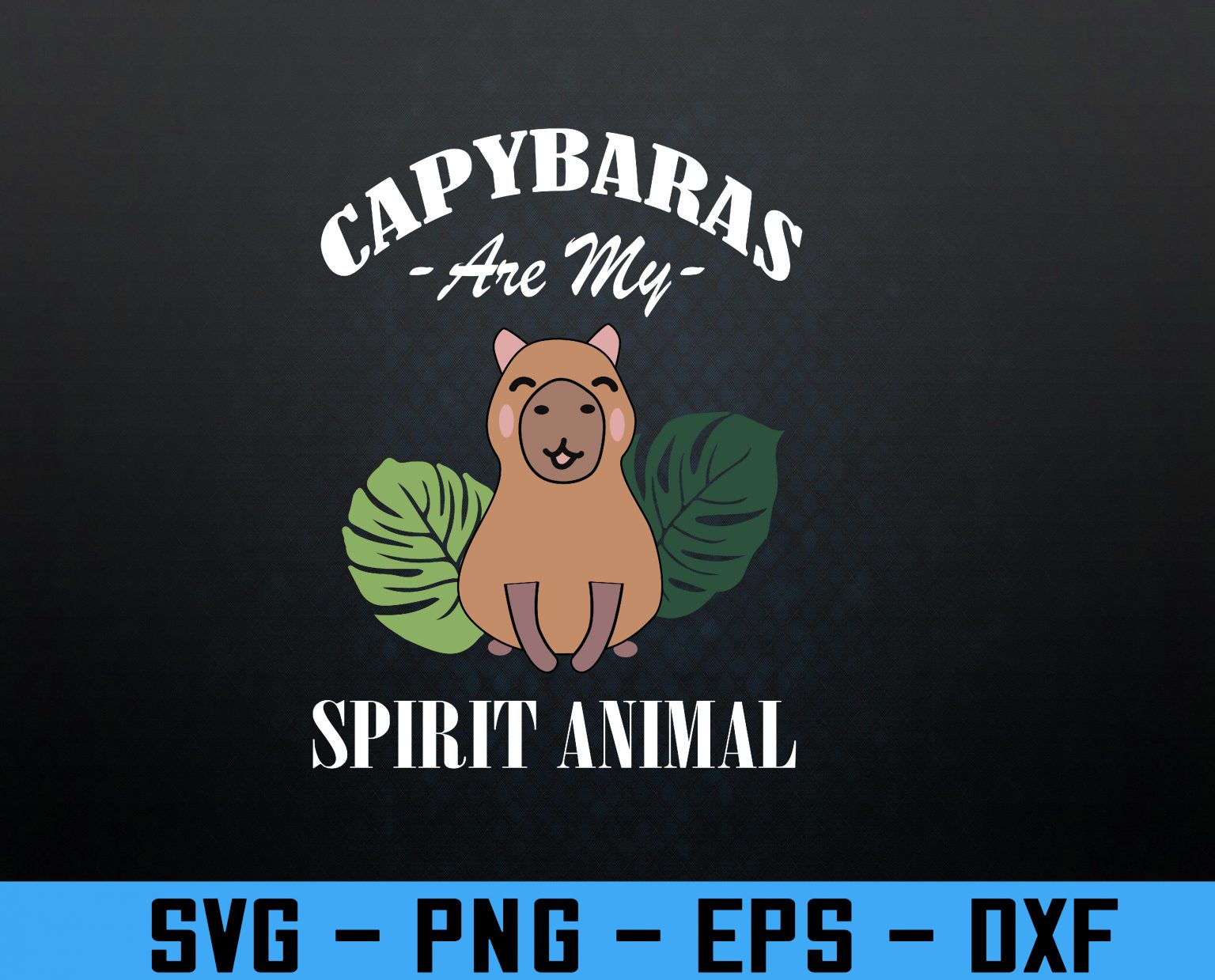 Capybara Svg Eps Png Dxf Digital Download Hungrypng Com
